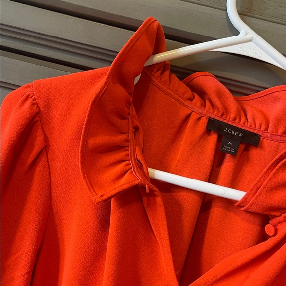 J.Crew Ruffled Blouse - Picture 2 of 3
